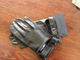 Porsche Mens Gloves- Black Leather