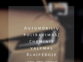 Automobilių poliravimas cheminis valymas