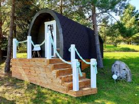 Kempingo namelis, Camping houses, karkasine pirtis