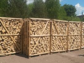 Parduodamos uosio sausos malkos konteineriuose