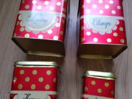 Birių produktų indai 4 Vnt dėžučių nauji