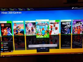 Xbox 360 rgh 250gb atristas 50 žaidimų