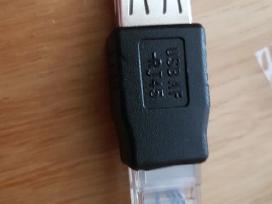 Perėjimas Usb-rj45, jungtis Usb lizdas-lizdas