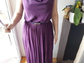 Violetinė suknele