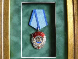 Darbo Raudonosios Vėliavos ordinas rėmeliuose