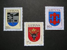 Lietuva 1997 Miestu herbai svarus lit652s