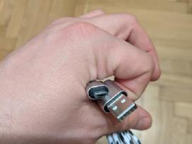 Baltas Usb-a (type A) į micro Usb, 1m