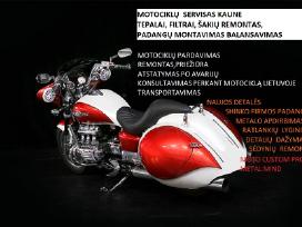 Pigus motociklų servisas Kaune , dalys, montavimas