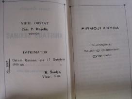 Tomas Kempietis Kristaus sekimas / 1939 m.