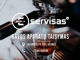 Kavos aparatų servisas, priežiūra