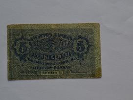 5 centai 1922 m.