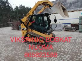 Vikšrinio Minikrautuvo Bobkat nuoma