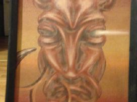 Tapybos darbas , Jautis ( zodiakas)