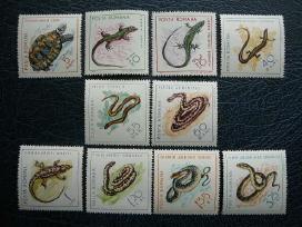 Reptilijos Rumunija 1965 Mnh alb2377
