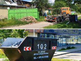 Statybinių atliekų išvežimas, konteineriu nuoma.