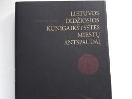 Knyga. LDK miestų antspaudai