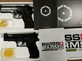 Pigūs firminiai airsoft spyruokliniai pistoletai