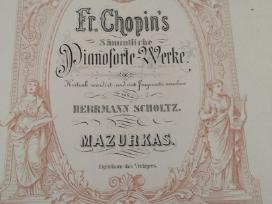 F.šopeno Mazurkos fortepijonui