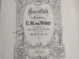C.m.weber Koncertas fortepijonui