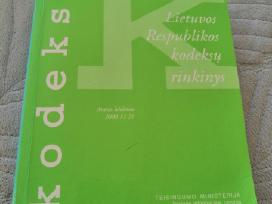 Knyga Lietuvos Respublikos kodeksų rinkinys