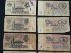3 rubliai 1961 m. (5 vnt. kaina už visus)