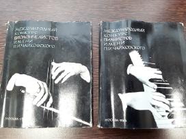 Dvi knygutės . Pianistu . violončelistų konkursai