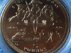 Moneta Gibraltar 1994m. 5 svarai, virenium