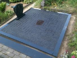 Paminklai, kapaviečių uždengimo plokštės, tvorelės