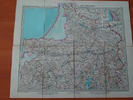 Originalus Vokietijos Reicho 1891 m. žemėlapis