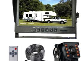 LCD monitorius ir Galinio vaizdo kamera Full HD