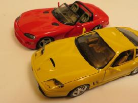 Modeliai Ferrari maranello 550 dodge viper 1:18