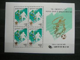 Olimpines Futbolas Koreja 1986 Mnh olp284