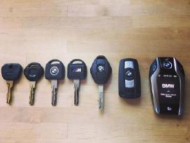 Bmw raktas, raktai, pririšimas, remontas