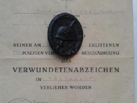 Ww2 Vokiškas Sužeidimo apdovanojimas