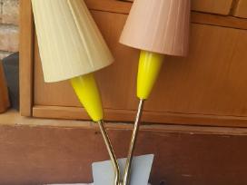 Vintažinis mid century sieninis šviestuvas-bra