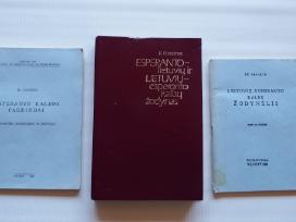 Esperanto knygos. Vadovėlis ir žodynai