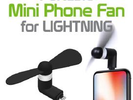 Mini ventiliatorius su Apple Lightning jungtimi