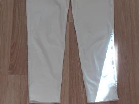 "h&m" baltos spalvos kelnes