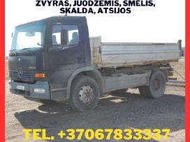 Juodžemis, žvyras, smėlis,skalda nuo 1 iki 7kūb.m.
