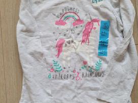 Nauji merg marskineliai su vienaragiu is UK 3-4m