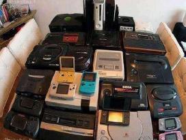 Ieškau senų nintendo sega atari konsolių