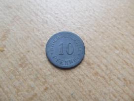 Notgeldas 10 pfennig , Munster Vokietija , 1917