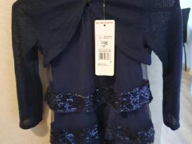 Nauja melyna sventine suknele2-3metu 98cm