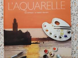 Knyga prancūzų kalba "Atlas pratique L'aquarelle"