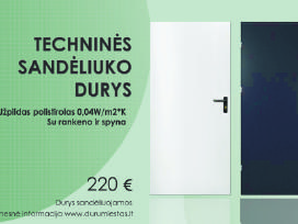Techninės - sandėliuko durys