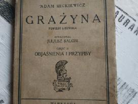 1908 m. knyga Adomo Mickevičiaus "Gražyna"