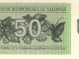 Pirkčiau 1992m.50 talonų Tetervinai Unc