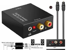 Spdif (Coax, Toslink) į analoginį garsą keitiklis
