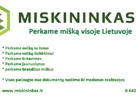 Perkame mišką visoje Lietuvje