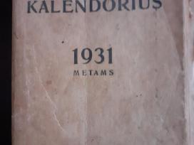 Kario kalendorius 1931 m.
